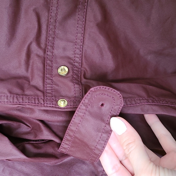 J. CREW maroon downtown field jacket - Picture 4 of 6